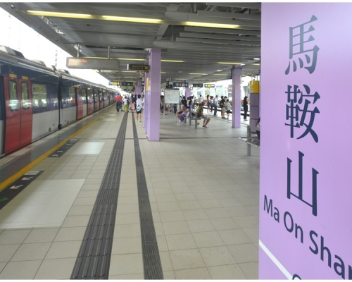 馬鞍山線、西鐵線及屯馬線的新建路段今晚起恢復進行動態行車測試。資料圖片 

