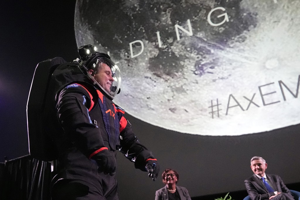 Axiom Space獲得總值2億2850萬美元合約，打造新一代太空裝。 AP