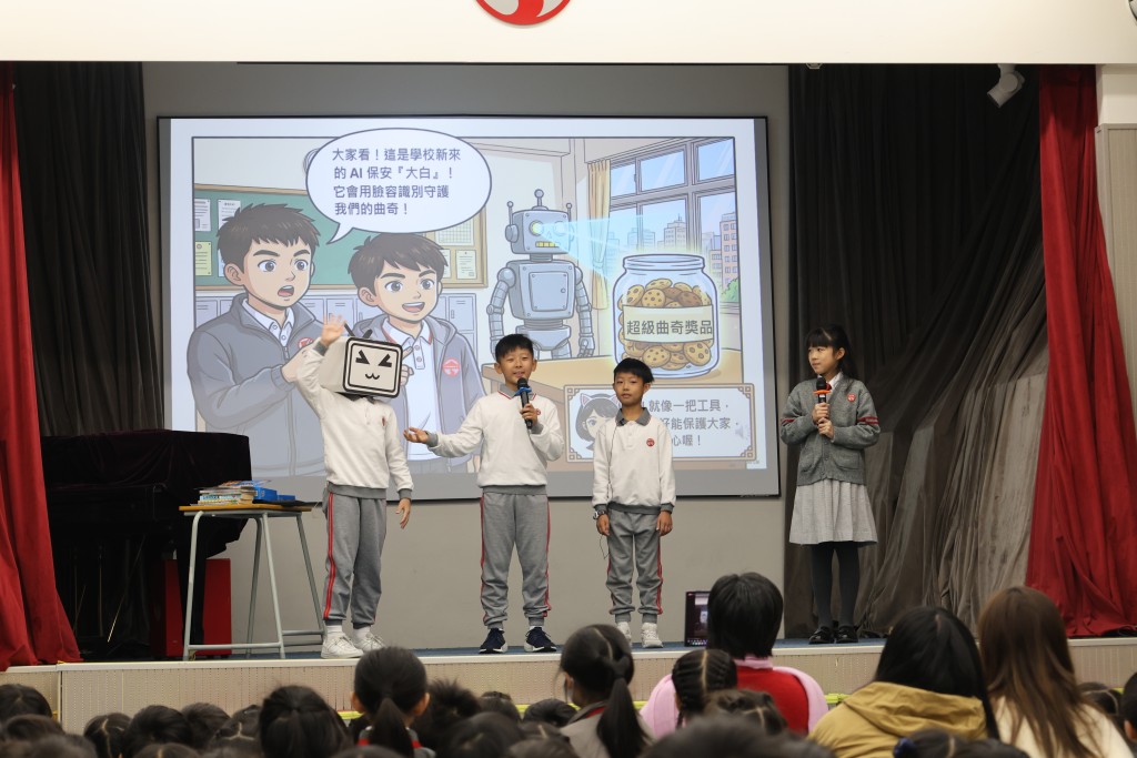 學校多公開演說機會，訓練學生不怕面對人群。（圖片來源：受訪學校提供）