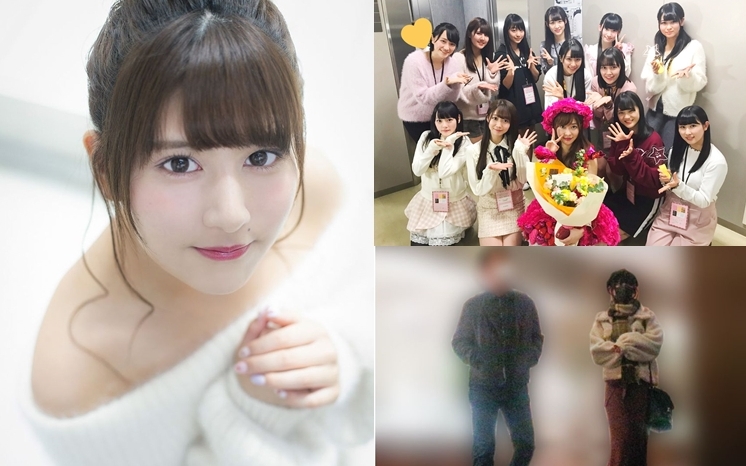 由指原莉乃打造的12人女子組合=LOVE成員佐竹音乃,被爆與中年男士開房。