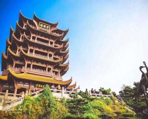 武漢黃鶴樓今起全面「解封」。(網圖)