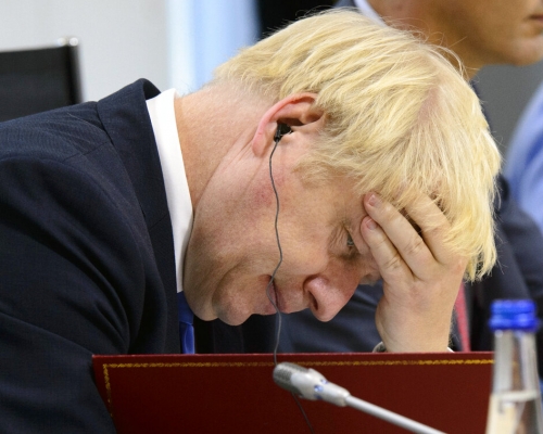 約翰遜已承諾無論是否有過渡協議，都要令英國在10月31日脫歐。 AP