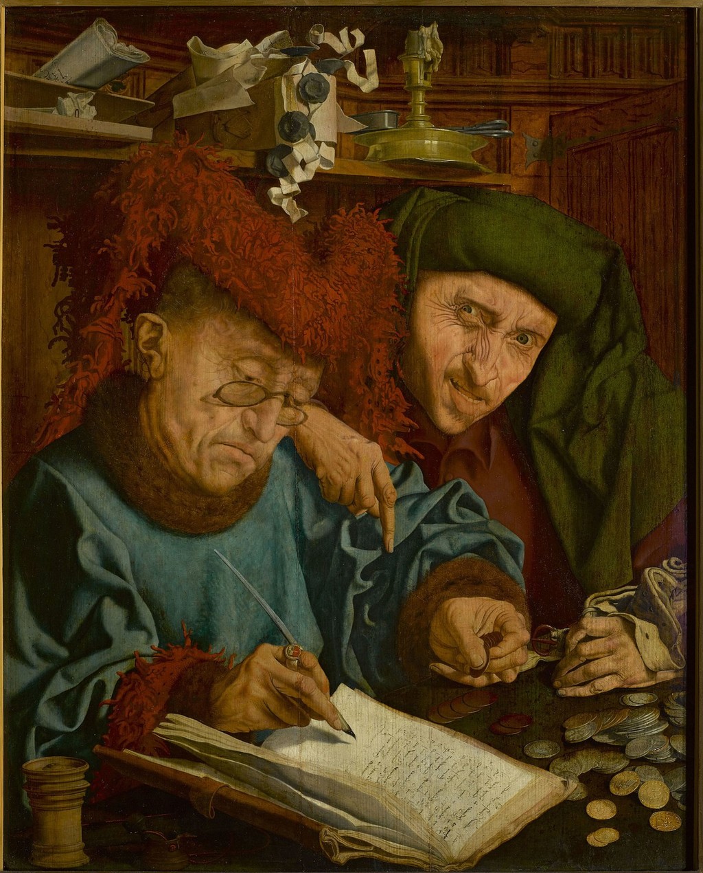 馬里納斯畫作《稅吏》。
