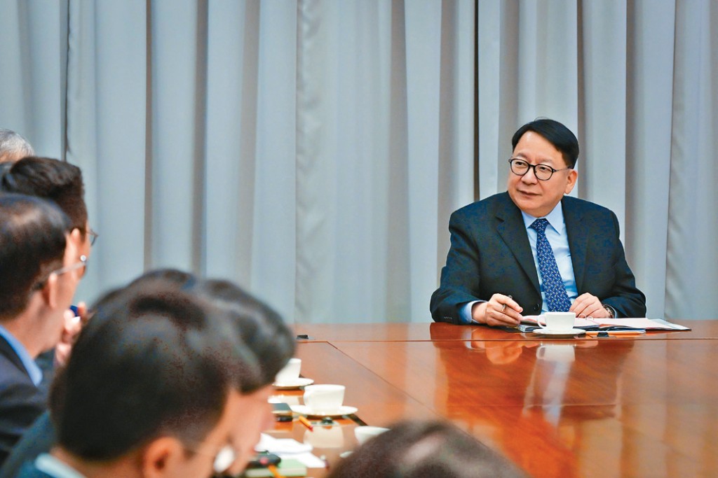 陳國基主持節慶安排跨部門工作小組會議。