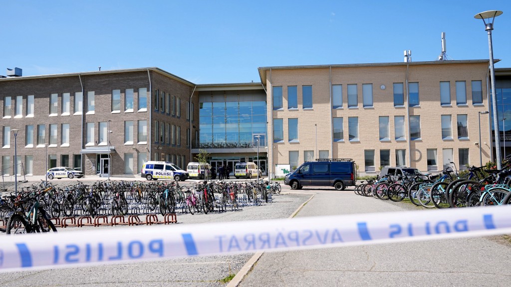 芬蘭Vahajarvi School發生持刀攻擊事件,3名學生受傷。 路透社