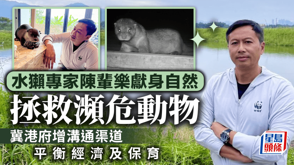 每日雜誌｜《人物誌》水獺專家陳輩樂獻身自然  「發功」拯救瀕危動物