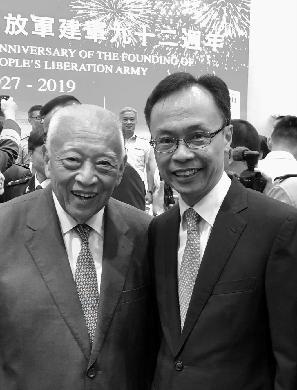 聶德權指董建華是一位高瞻遠矚、胸懷祖國、熱愛香港、具有全球視野的領導和慈祥長者。聶德權FB圖片