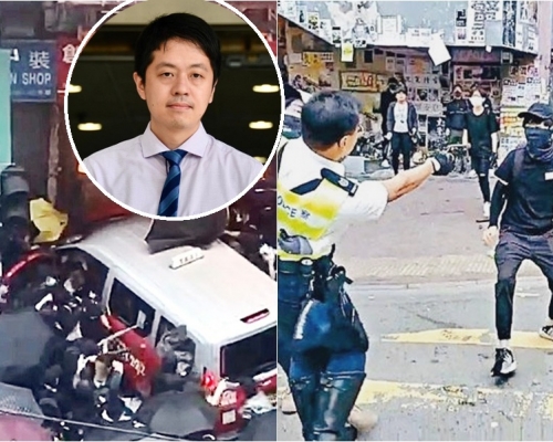 許智峯私人檢控西灣河開槍警以及深水埗的士撞人等兩案。