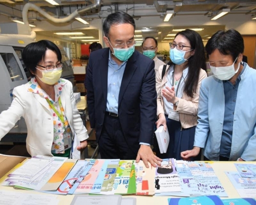 許正宇感謝物流署同事盡心盡力。