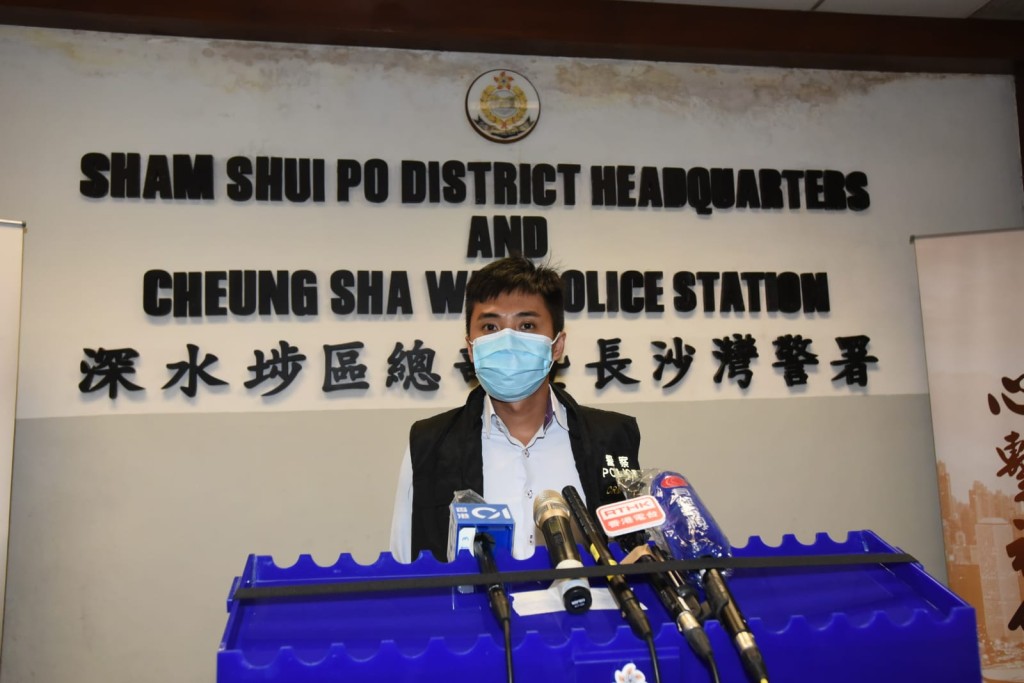 警方交代案情。
