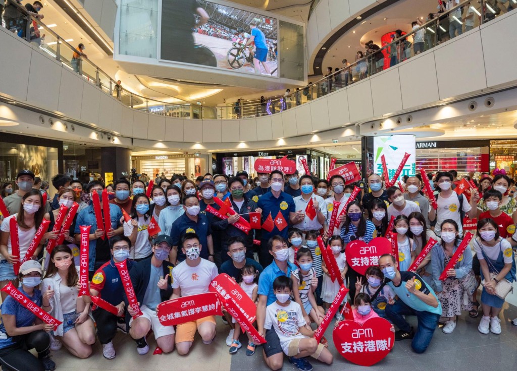 郭基煇感謝國家及特區政府的支持,令單車隊能在今次奧運取得佳績。新地圖片