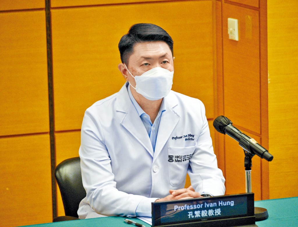 孔繁毅指已有逾五百名成年志願者打國藥第二代疫苗。