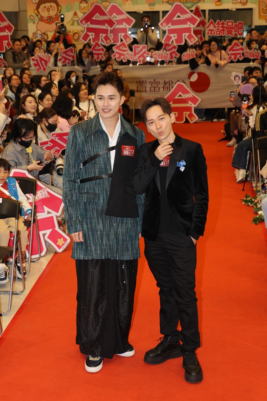 何廣沛及鄧智堅分別憑《新聞女王2》入圍台慶頒獎禮「最佳男配角」十強。 何廣沛及鄧智堅分別憑《新聞女王2》入圍台慶頒獎禮「最佳男配角」十強。