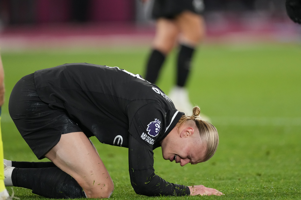 曼城失分，爭標形勢不妙。美聯社