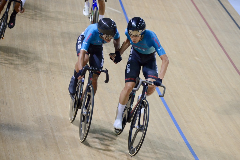 全運會場地自行車賽事在香港單車館舉行。 全運會場地自行車賽事在香港單車館舉行。