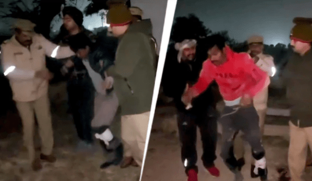 網傳2名疑犯被捕的情況。 X