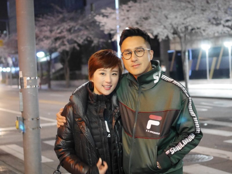 林燕玲與葉浩文結婚後一直表現恩愛。資料圖片