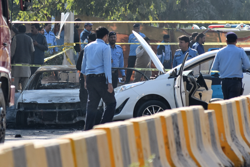 巴基斯坦伊斯蘭堡一法院附近發生爆炸。 美聯社