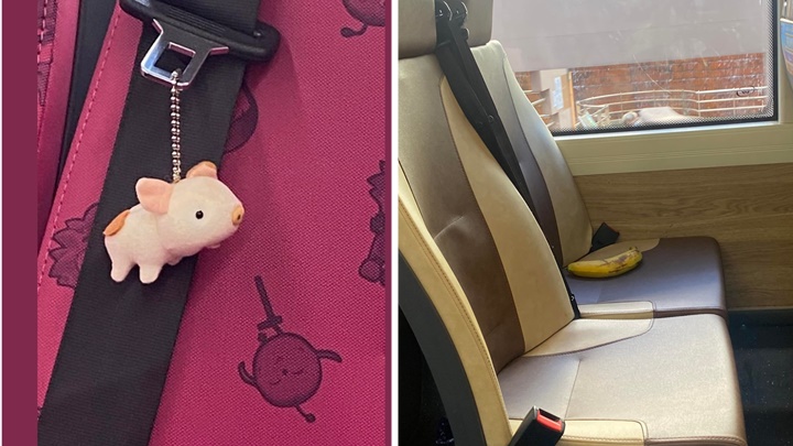 有網民撰民指有巴士乘客疑常常遺留香蕉等物品在坐位上，疑似是同一人。深水埗街坊會facebook圖片