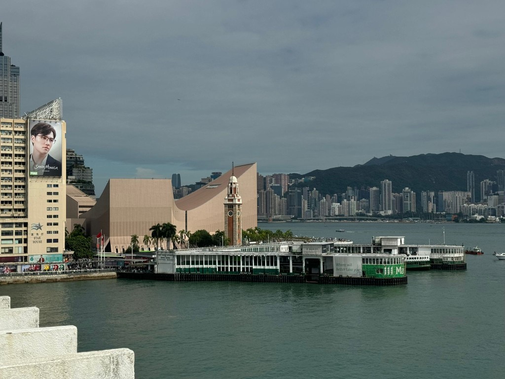 最佳觀賞位置：海港城露天停車場