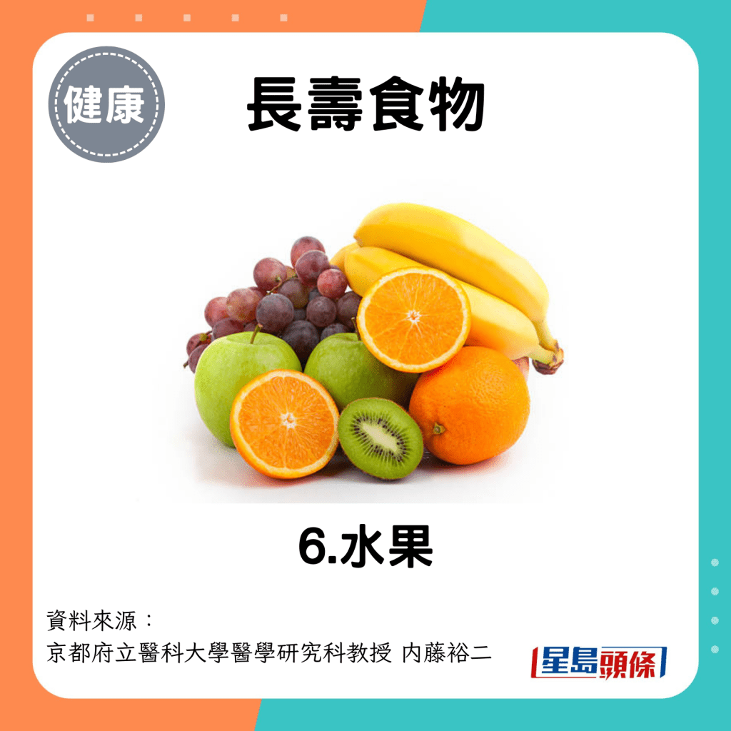 長壽食物：水果