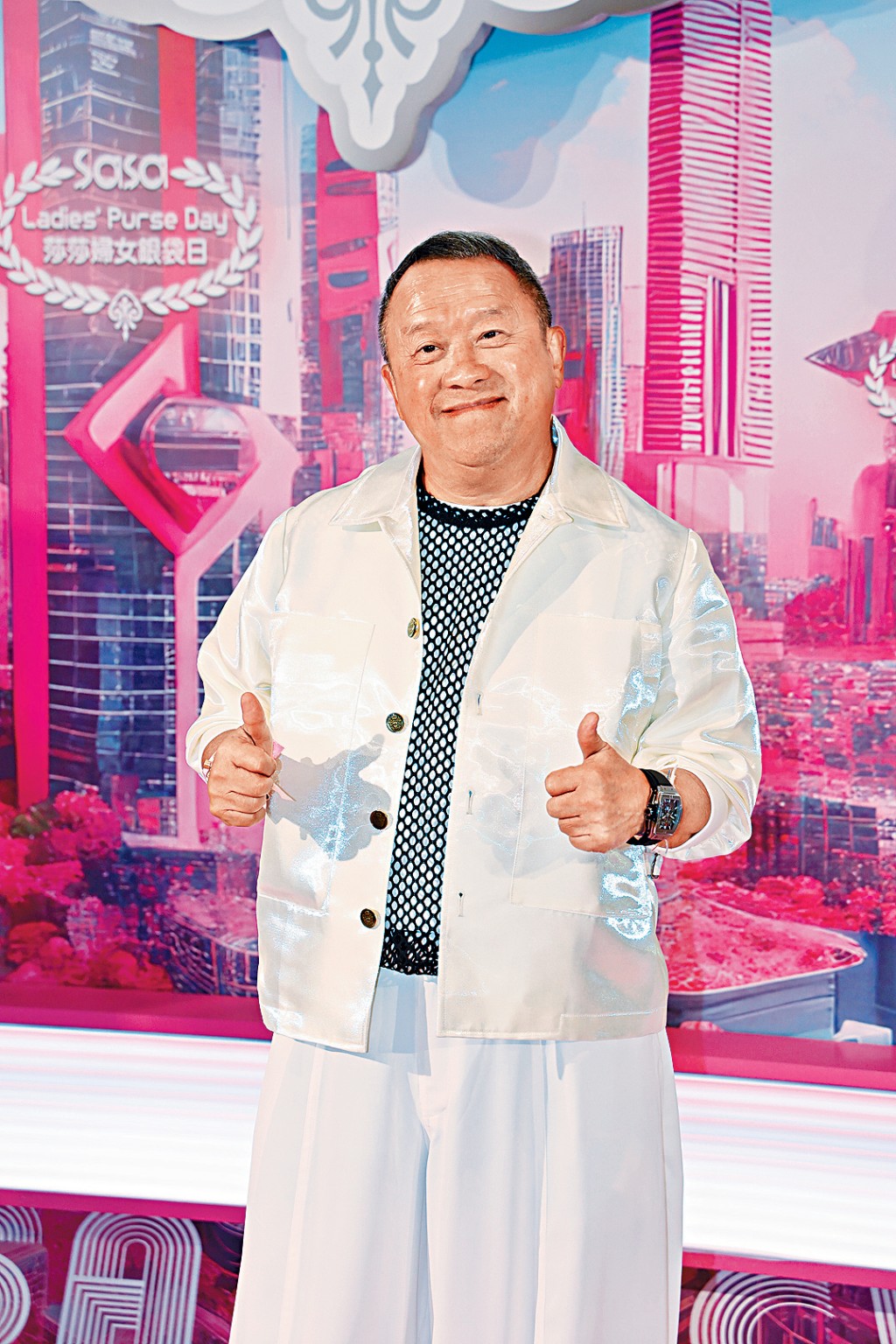 曾志伟笑指陈百祥是「演艺界特朗普」，语不惊人誓不休，自己并没有生气。