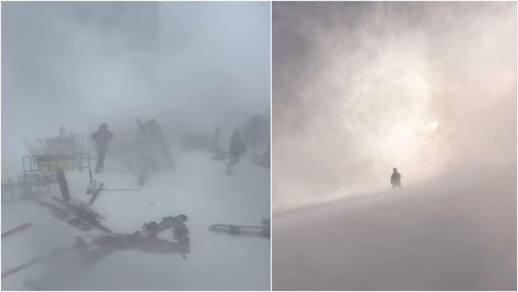 北海道暴風雪｜二世古遊客寸步難行滑雪板亂飛 富良野伸手不見五指
