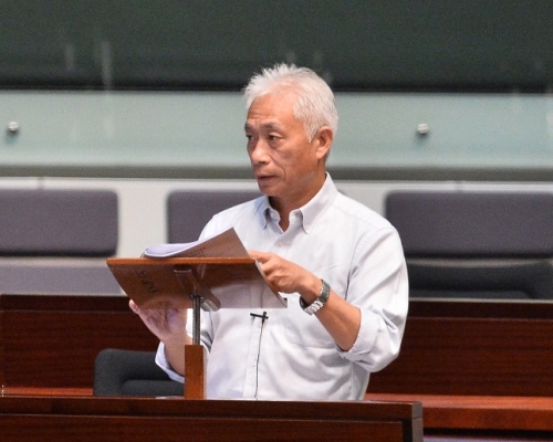 梁耀宗指斥責他拉布是不公道。資料圖片