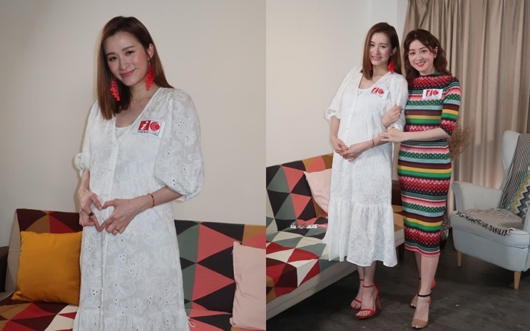 沈卓盈挺7月孕肚仍穿高跟鞋，幸得Suki分享心得。