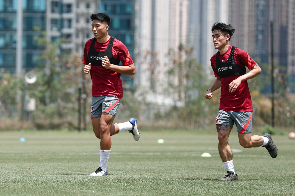 流浪守將劉學銘(左)再次入選香港隊。