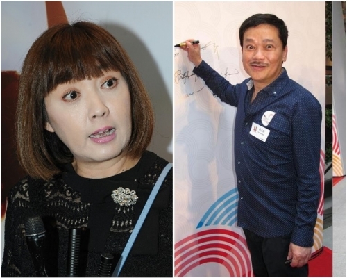 黃玉郎(右)不滿倪詩蓓罔顧事實,在周刊發表失實言論。資料圖片