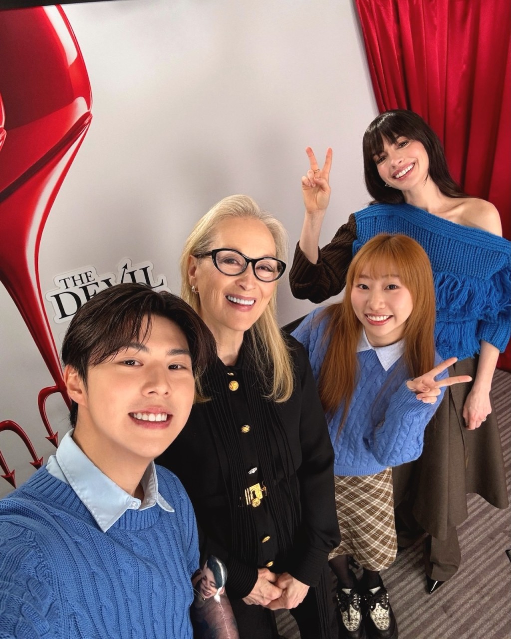 朱Mic、麗英感受《穿PRADA的惡魔2》在日本宣傳的超強氣氛。 朱Mic、麗英感受《穿PRADA的惡魔2》在日本宣傳的超強氣氛。