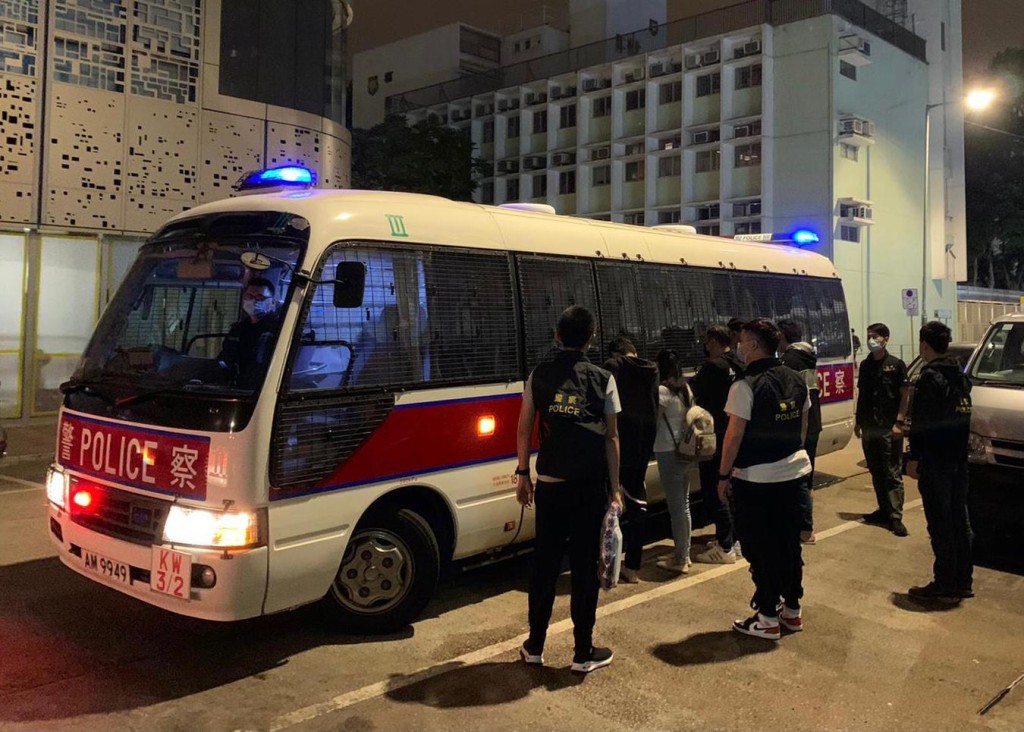 多人被捕。警方圖片