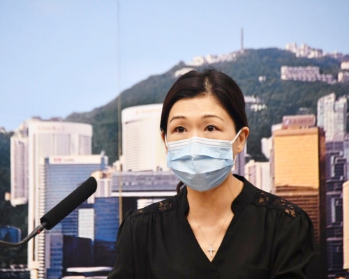 何婉霞指,該病人情況近日再度轉差,但不需使用人工肺。