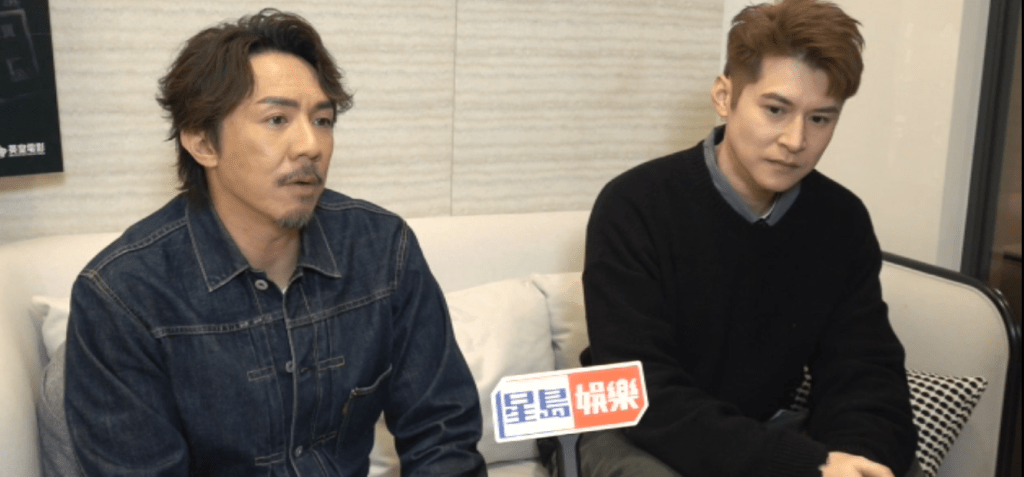 陳家樂、張繼聰受訪宣傳《衝鋒：火拼》。