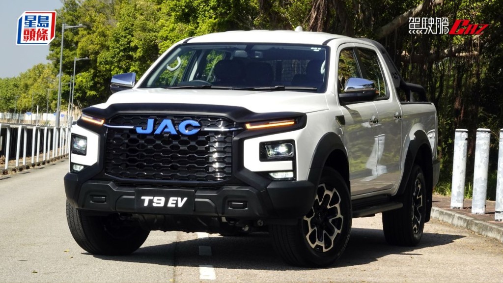 JAC全新T9EV純電動四驅Pickup，綜合扭力輸出高達516Nm，售價HK$368,800起。