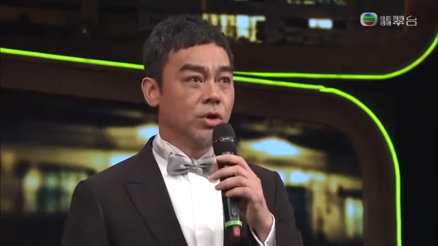 刘青云在2015年获得影帝后，在台上说出「太空船论」感动全场。