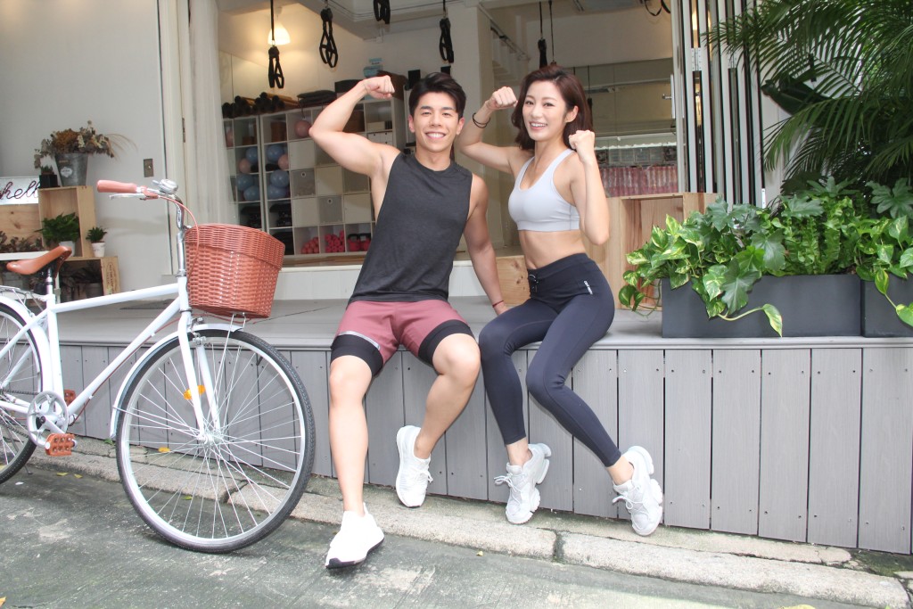 Wiyona和Andy於「疫」境下合資開健身藝術學校。