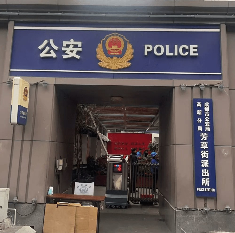 彭女士被警察按倒在地，上銬拘捕。（網絡圖片）