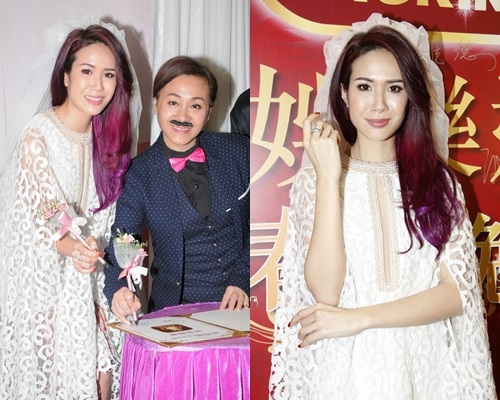 莊思明簽經理人約如同簽婚紙,還獲贈3卡鑽戒。