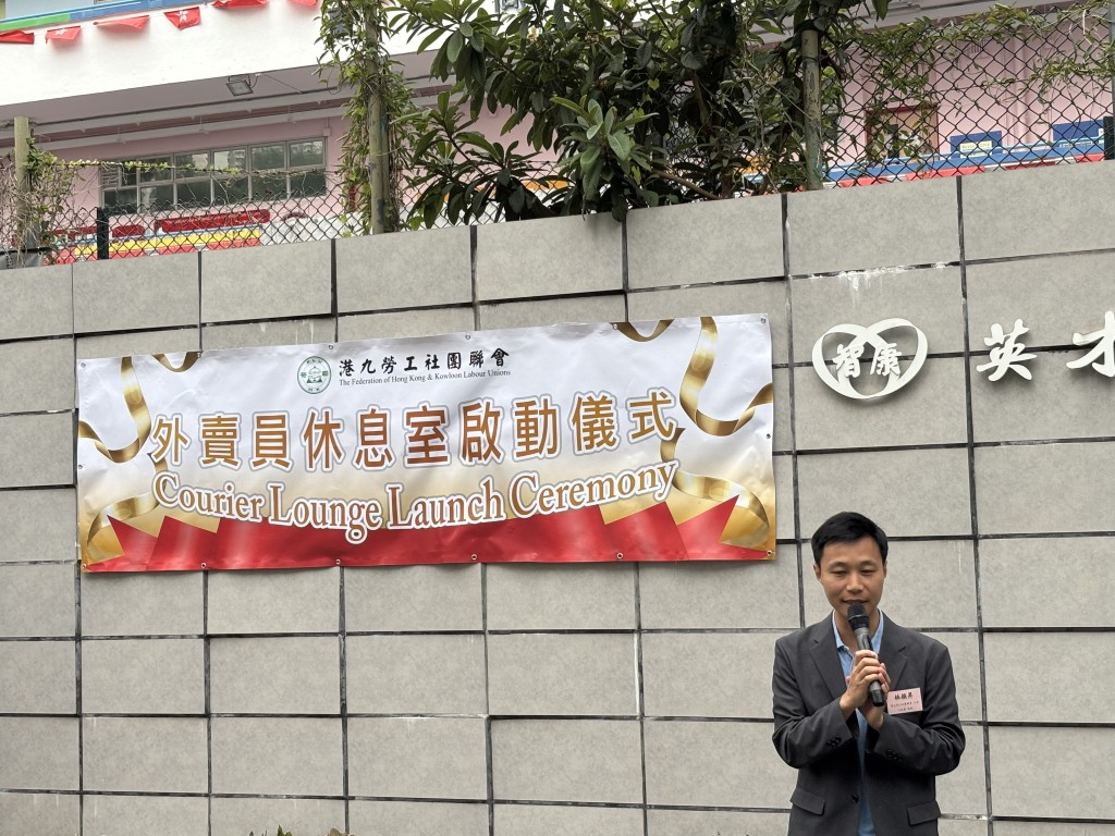 林振升呼吁政府、房署及大型商场等，积极考虑在外卖需求集中的区域，增设短暂泊车位与休息空间。