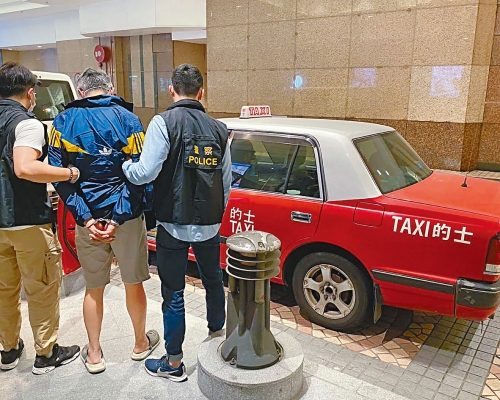 的士「毒品快餐車」司機被捕帶署。