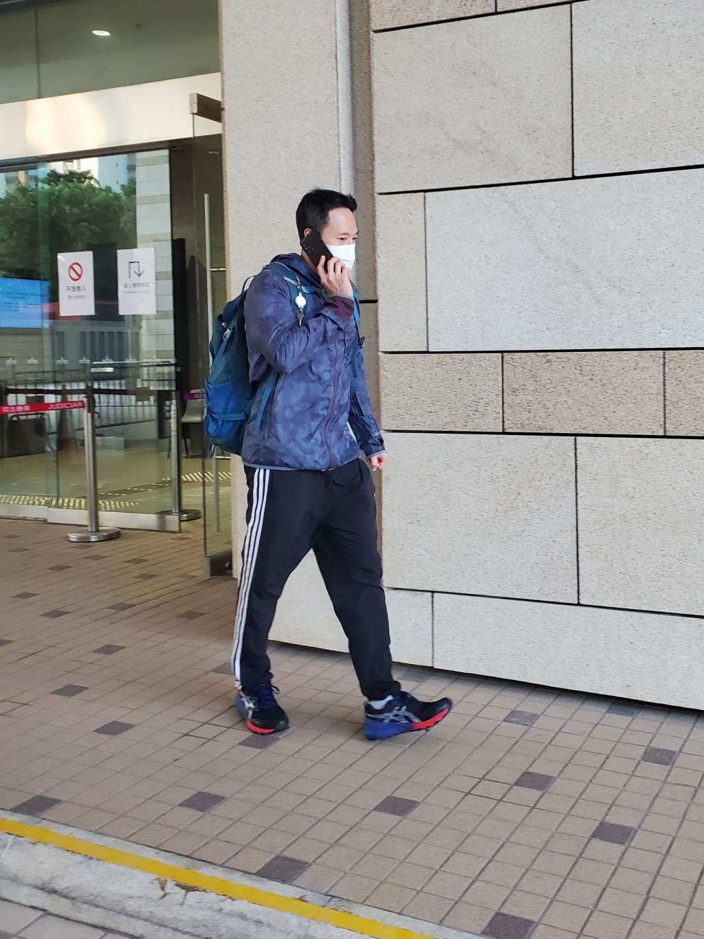 體育老師陳迪奇出庭作供。鍾瀚霖攝