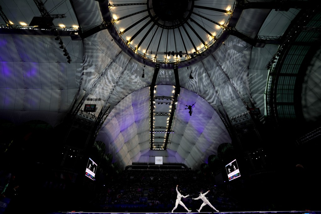 奥运剑击及跆拳道比赛将在玻璃穹顶下展开。（路透社）