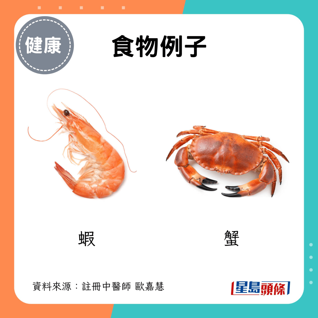 例如虾、蟹