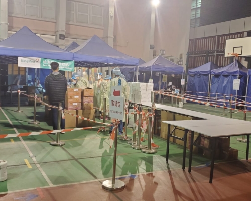 居民將會到梁顯利油麻地社區中心檢測。