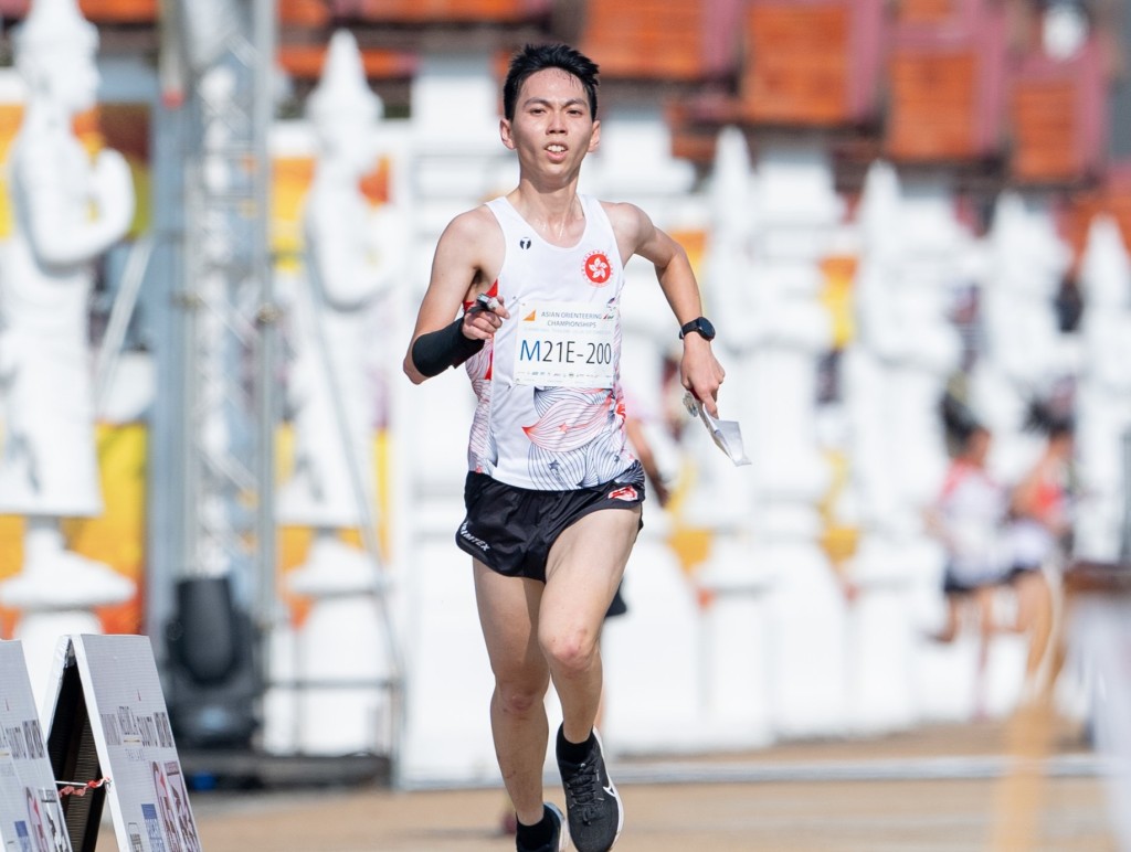 黃梓臻。 中國香港定向總會圖片