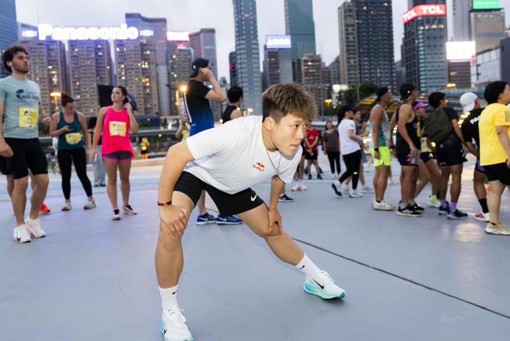 香港女籃名將李祉均參與 Wings for Life World Run 的香港 App Run。公關圖片 香港女籃名將李祉均參與 Wings for Life World Run 的香港 App Run。公關圖片