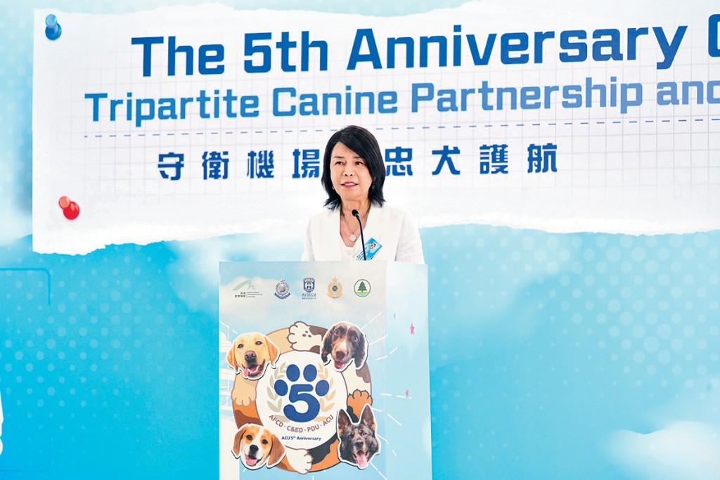 機管局行政總裁張李佳蕙。 機管局行政總裁張李佳蕙。