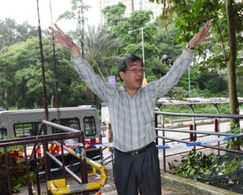 教大地理及環境科學研究講座教授詹志勇。 梁國峰攝